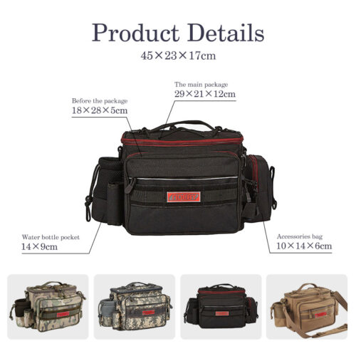 multi functional fishing tackle bag