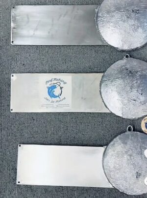 trolling weight with plate trolling weight with plate